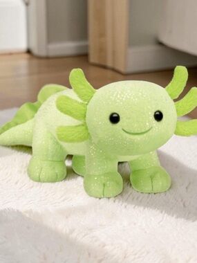 Build-A-Bear Green Axoglowtl Stuffed Animal